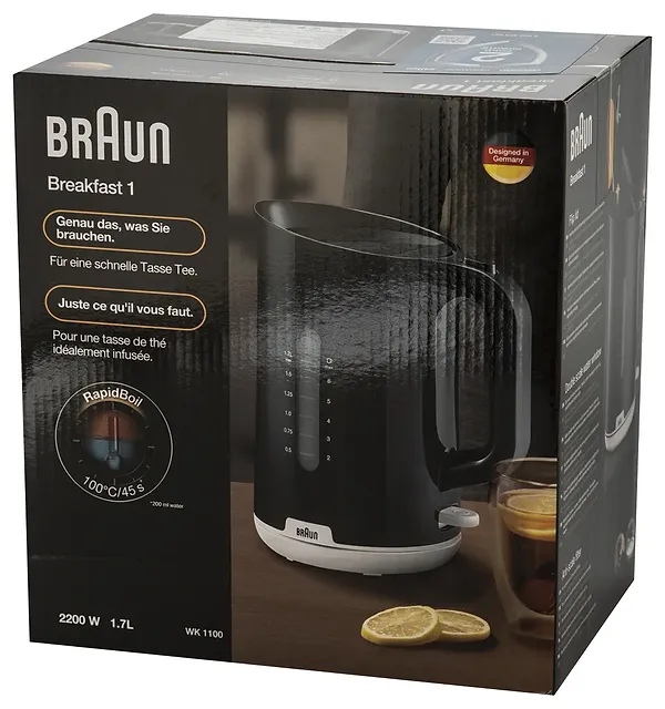 Фото - Електричний чайник Braun WK1100BK