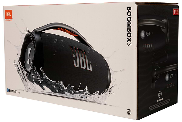 Фото - Портативная акустика JBL Boombox 3 Black (JBLBOOMBOX3BLKEP)
