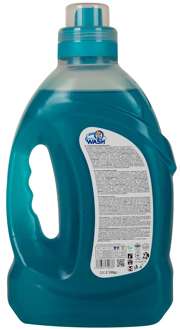 Фото - Гель для стирки DOCTOR WASH для цветного белья 2100 г, 80 циклов
