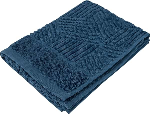 Фото - Рушник для рук GM Textile Уельс синій махровий 40х70 Фото - Рушник для рук GM Textile Уельс синій махровий 40х70