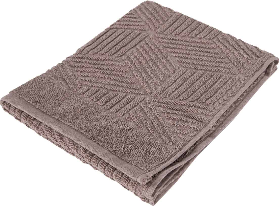 Рушник для обличчя GM Textile Уельс шоколадний махровий 50х90 - Фото 1