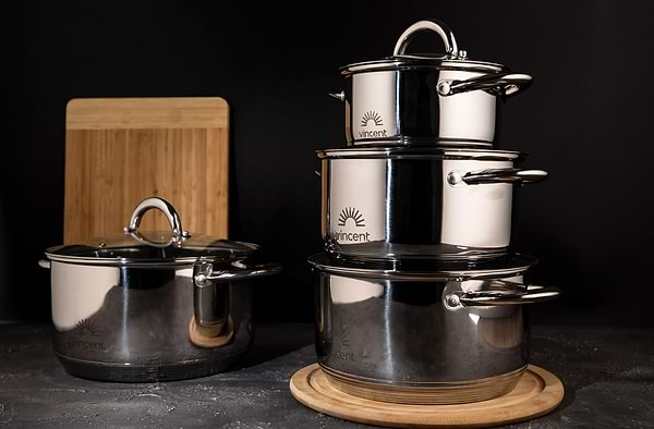 Фото - Кастрюля Vincent 22 см 4.5 л (VC-3167-22)