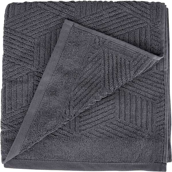 Фото - Рушник банний GM Textile Уельс темно-сірий махровий 70х140