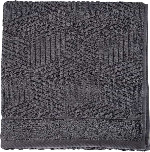 Фото - Рушник банний GM Textile Уельс темно-сірий махровий 70х140