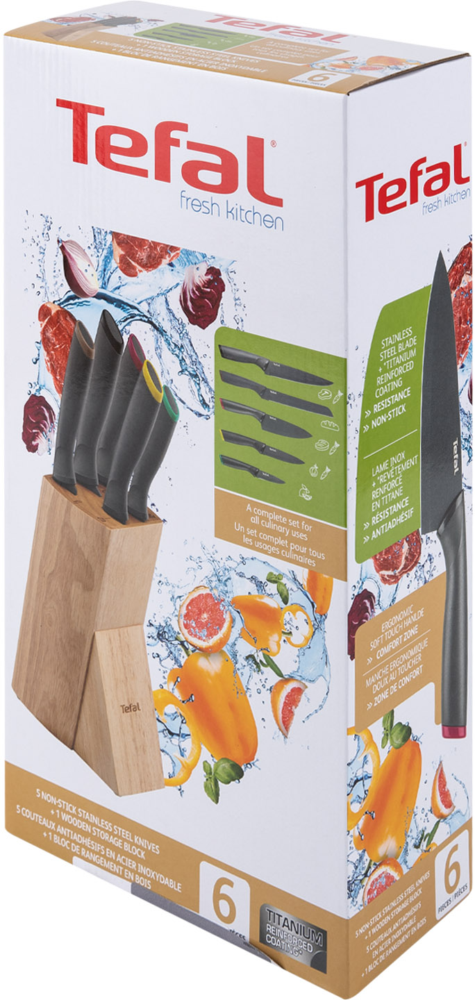 Фото - Набір ножів Tefal K122S504 Fresh Kitchen 6 пр