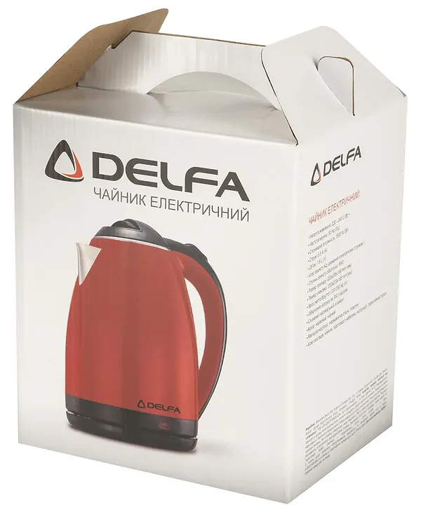 Фото - Электрический чайник Delfa 3520 X red