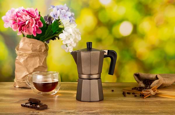 Фото - Уцінка - Кавоварка гейзерна Maxmark MK-2106BR