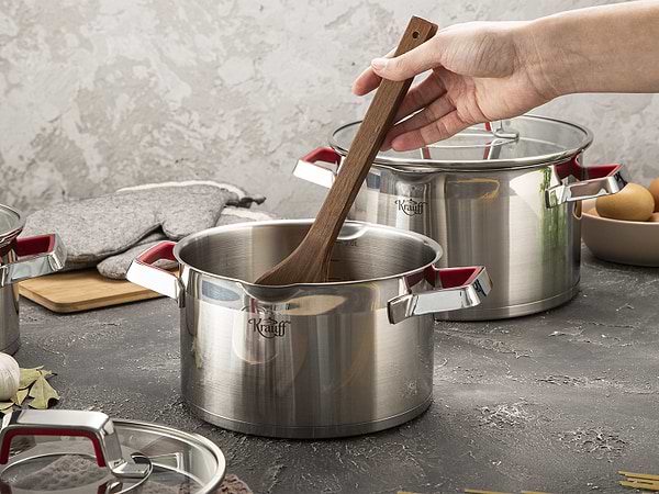 Фото - Набор посуды Krauff 26-202-010 Moderne Rot 8 пр.