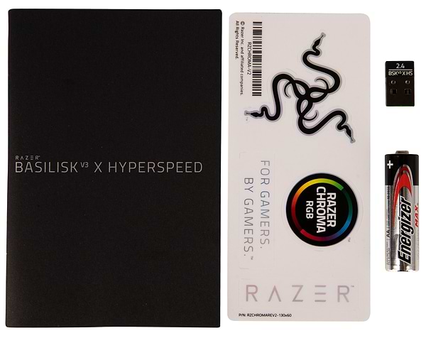 Фото - Мышь беспроводная игровая Razer Basilisk V3 X Hyperspeed (RZ01-04870100-R3G1)