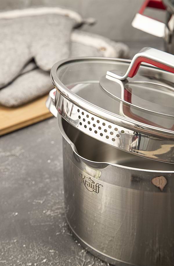 Фото - Набор посуды Krauff 26-202-010 Moderne Rot 8 пр.