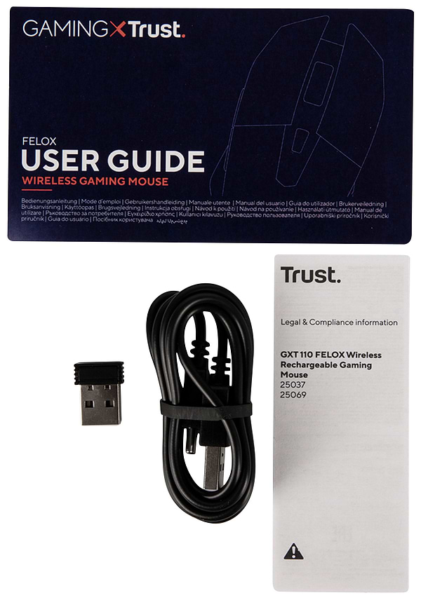 Фото - Мышь беспроводная игровая Trust GXT 110 FELOX WL White (25069)