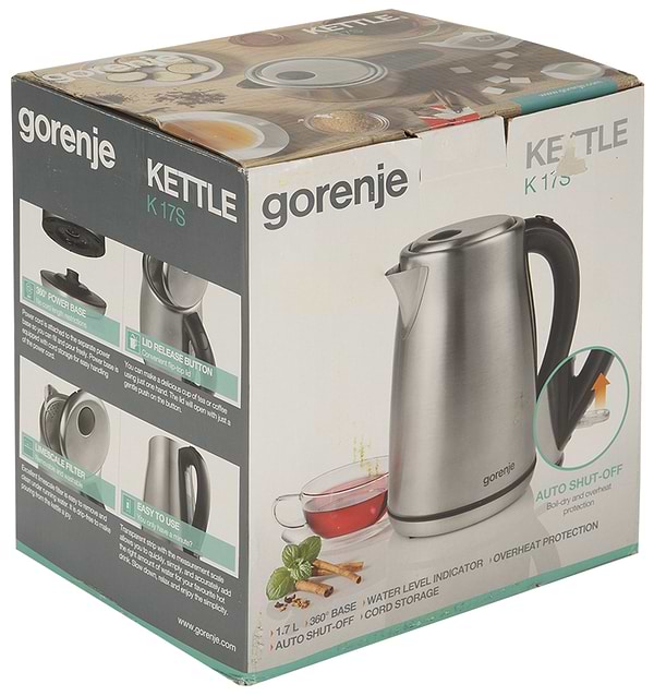 Фото - Електричний чайник Gorenje K17S