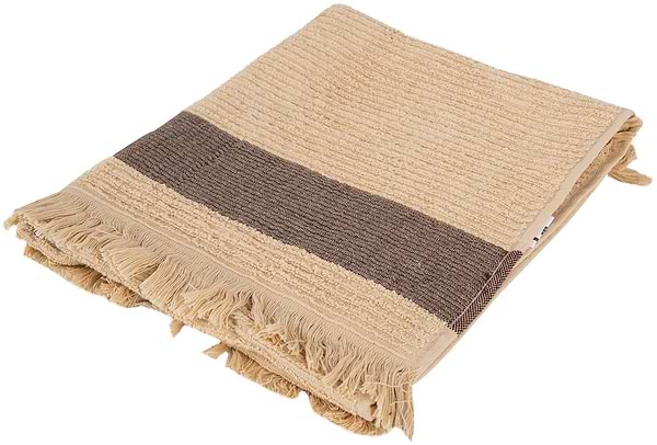 Фото - Полотенце для лица GM Textile махровое бежевый Осло 50x90