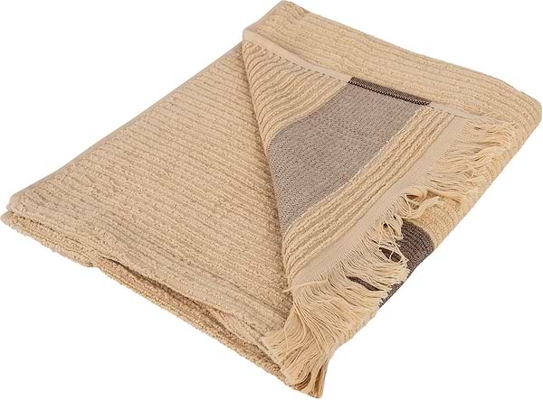 Фото - Полотенце для лица GM Textile махровое бежевый Осло 50x90