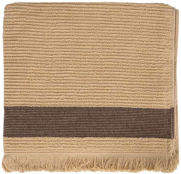 Фото - Рушник банний GM Textile махровий бежевий Осло 70x140