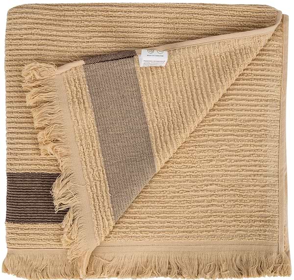 Фото - Рушник банний GM Textile махровий бежевий Осло 70x140