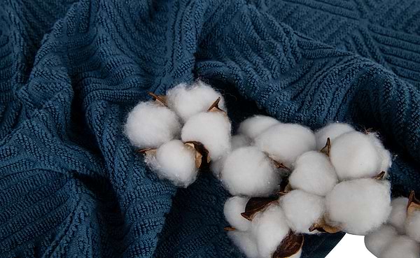 Фото - Рушник для рук GM Textile Уельс синій махровий 40х70