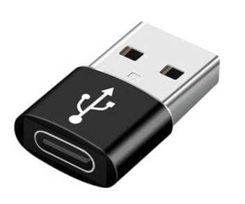 Перехідник Cablexpert USB 2.0 type A - USB type-C Black (A-USB2-AMCF-02) - Фото 1