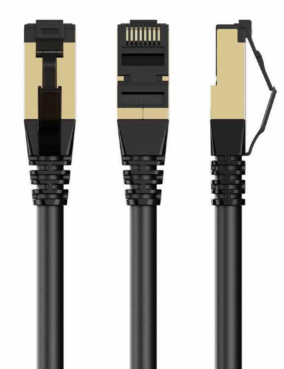 Кабель патч-корд Cablexpert Cat 8 S/STP 50u 10 м Black (PP8-LSZHCU-BK-10M)