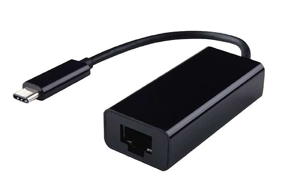 Фото - Переходник USB-C - Ethernet Cablexpert USB 3.1 Type-C to LAN 0.15 m Black (A-CM-LAN-01)