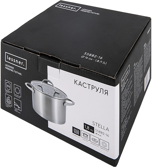 Фото - Кастрюля Lessner Stella 1,8 л (55882-16)