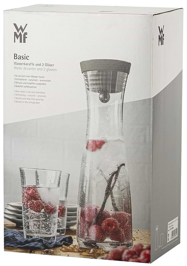Фото - Набір для напоїв WMF 617709994 BASIC 1 л + 2 склянки 250 мл