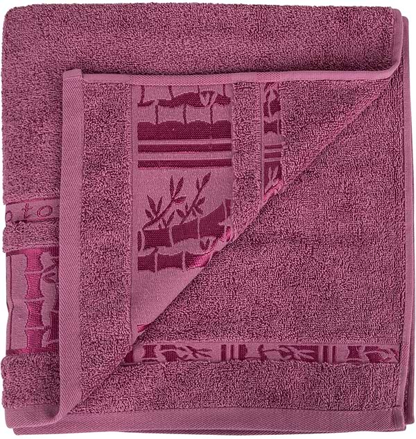 Фото - Полотенце банное GM Textile махровое пудра бамбук 70x140