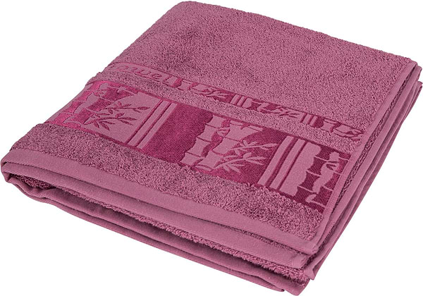 Фото - Полотенце банное GM Textile махровое пудра бамбук 70x140