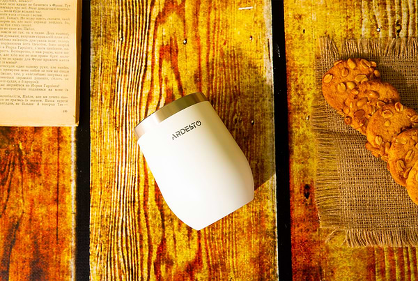 Фото - Термокружка Ardesto Compact Mug 350 мл White (AR2635MMW)