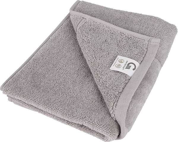 Фото - Рушник для рук GM Textile махровий срібний Міладо 40x70