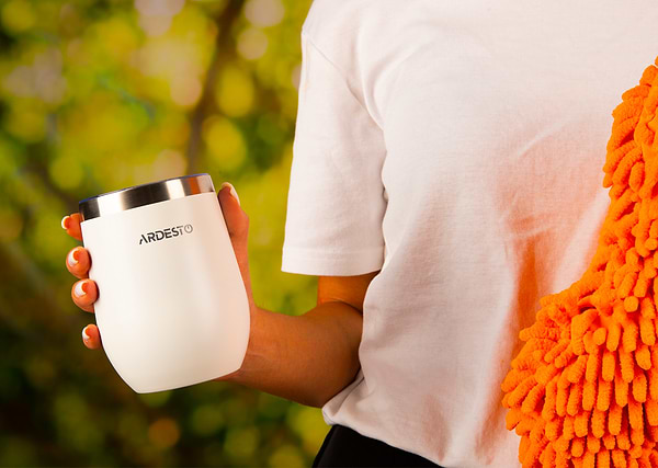 Фото - Термокружка Ardesto Compact Mug 350 мл White (AR2635MMW)