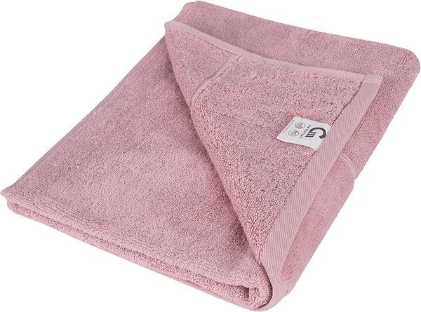 Фото - Рушник для обличчя GM Textile махровий пудра Міладо 50x90