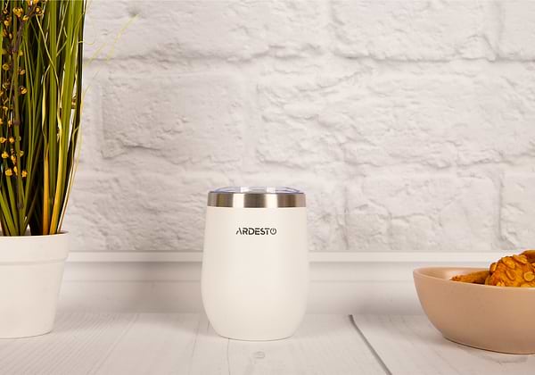 Фото - Термокружка Ardesto Compact Mug 350 мл White (AR2635MMW)