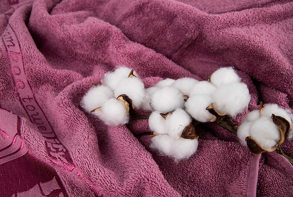 Фото - Полотенце банное GM Textile махровое пудра бамбук 70x140