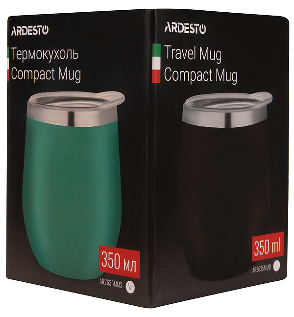 Фото - Термокружка Ardesto Compact Mug 350 мл Blue (AR2635MMS)