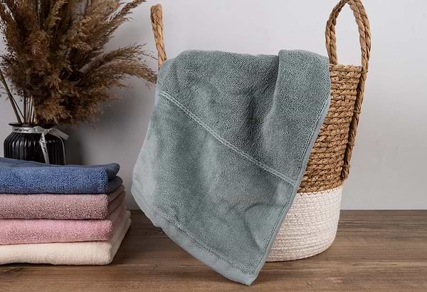 Фото - Полотенце для лица GM Textile махровое морская волна Миладо 50x90