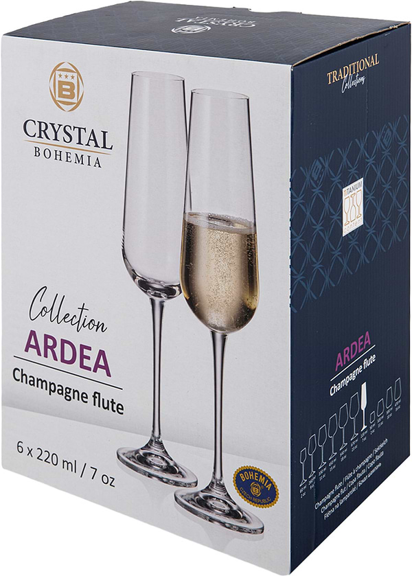 Фото - Набор бокалов Bohemia Ardea 220 мл 6 шт. (b1SF57)