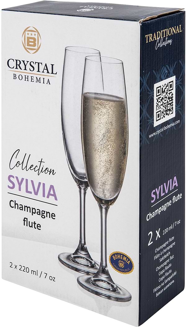 Фото - Набор бокалов Bohemia Sylvia 220 мл 2 шт. (b4S415)