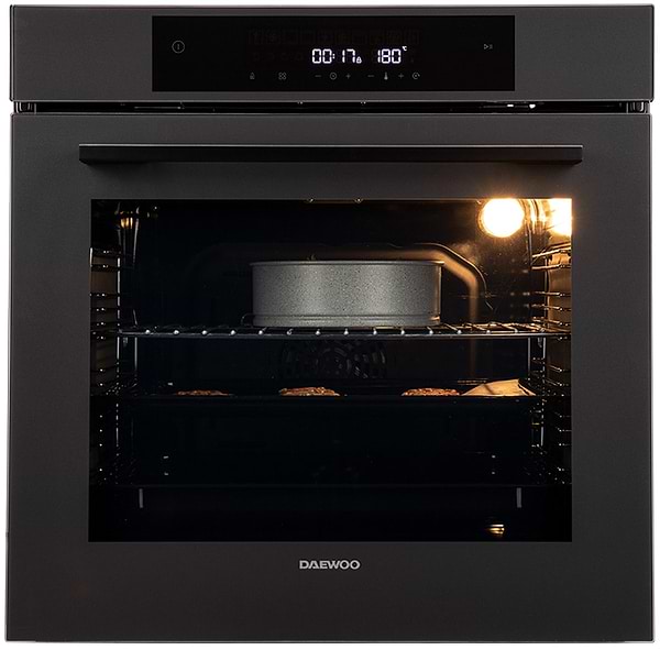 Фото - Духовой шкаф + варочная панель индукционная Daewoo O7EFT68HHZGUA + H6VS28M2BUA