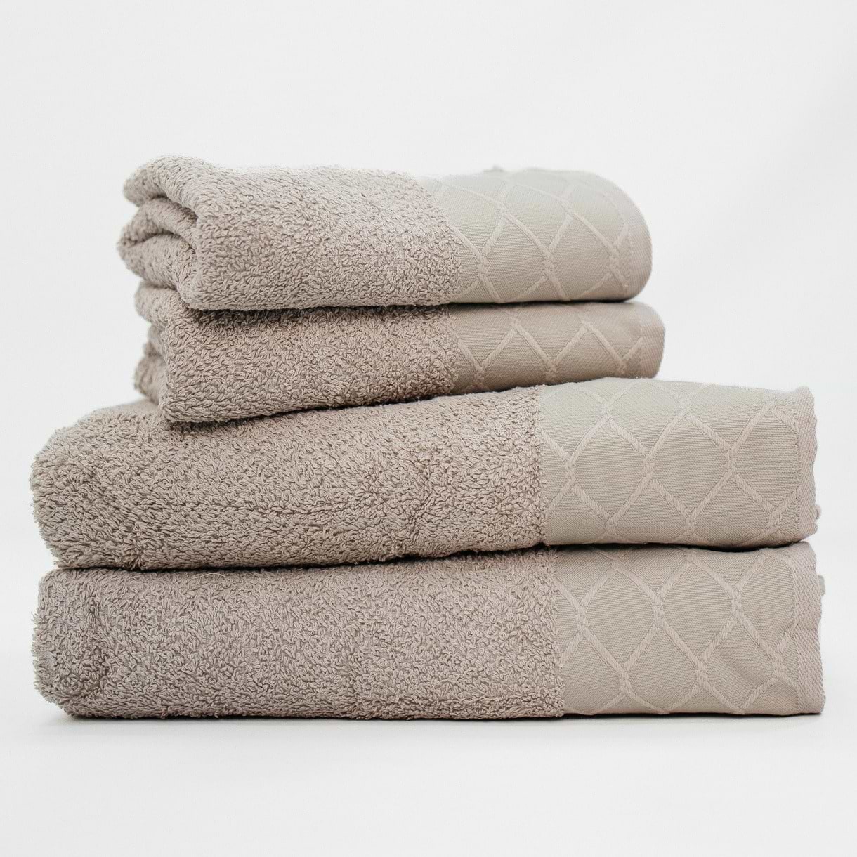 Набір рушників Lelit Махра Світло-Сірий 50/90 та 70/140 8048 (1193412)