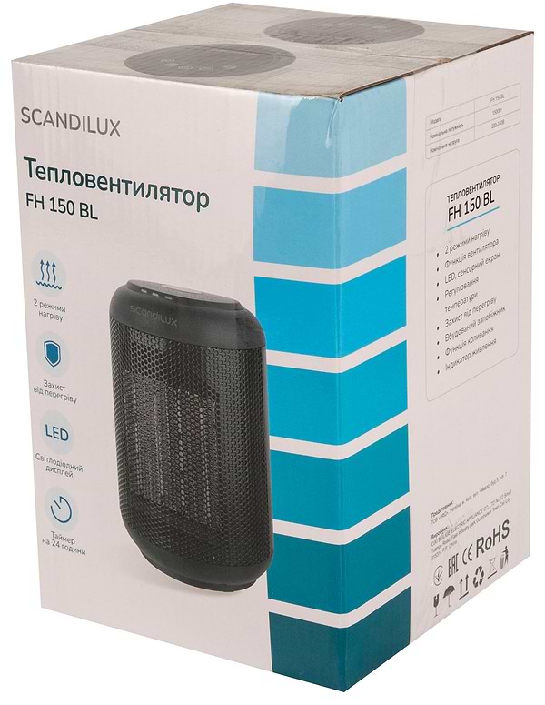 Фото - Тепловентилятор Scandilux FH 150 BL