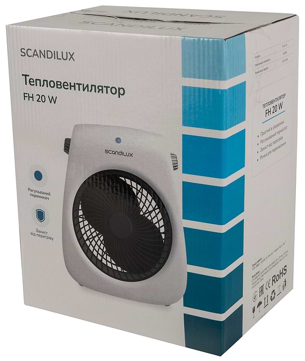 Фото - Уцінка - Тепловентилятор Scandilux FH 20 W