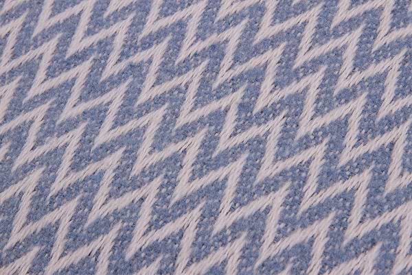 Фото - Плед полуторный Vladi Валенсия Antonio бело-голубой 140х200