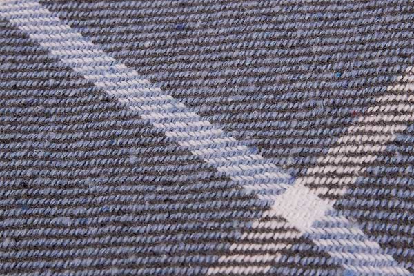 Фото - Плед полуторный Vladi Валенсия Harry бел-дым-серо-голубой 140х200