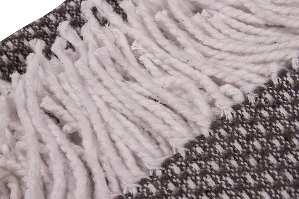 Фото - Плед полуторный Vladi Валенсия Boucle бел-дым 140х200