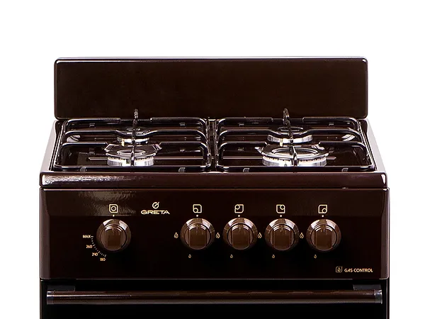 Фото - Плита газовая Greta 1470-00-17АА коричневая