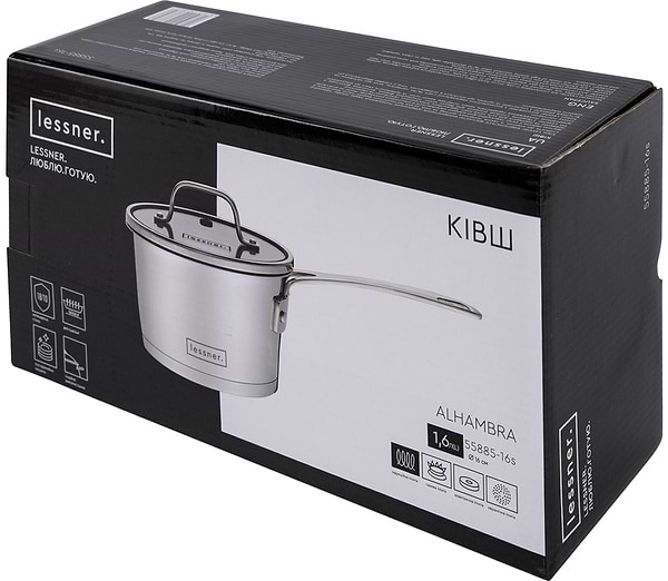 Фото - Ковш Lessner Alhambra 1,6 л (55885-16s)