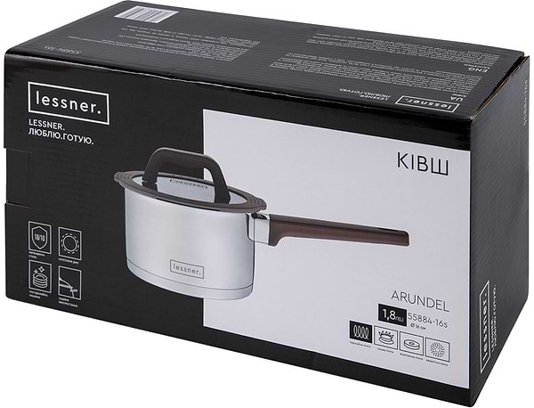 Фото - Ківш Lessner Arundel 1,8 л (55884-16s)