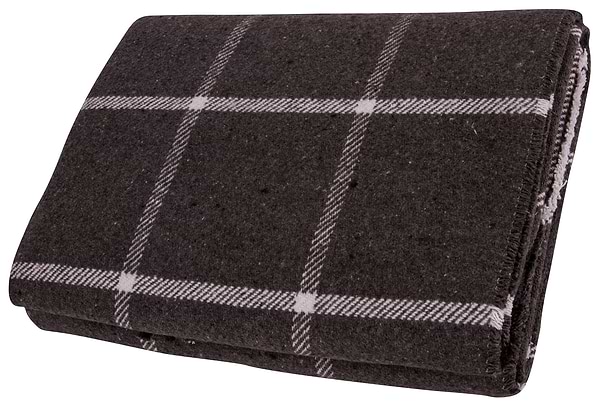 Фото - Плед полуторный Vladi Валенсия Harry бел-дым-дым 140х200