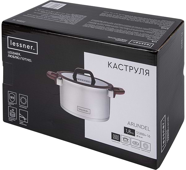Фото - Каструля Lessner Arundel 1,8 л (55884-16)